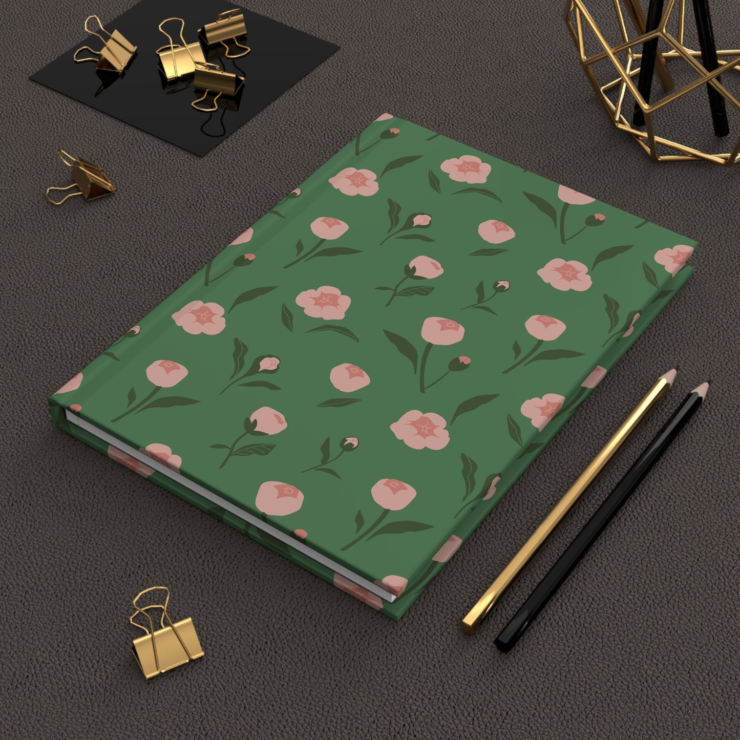 Enchanted Rose Hardcover Journal