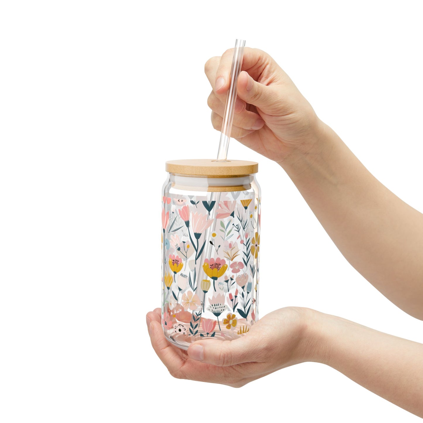 Wildflower Reverie Glass Tumbler