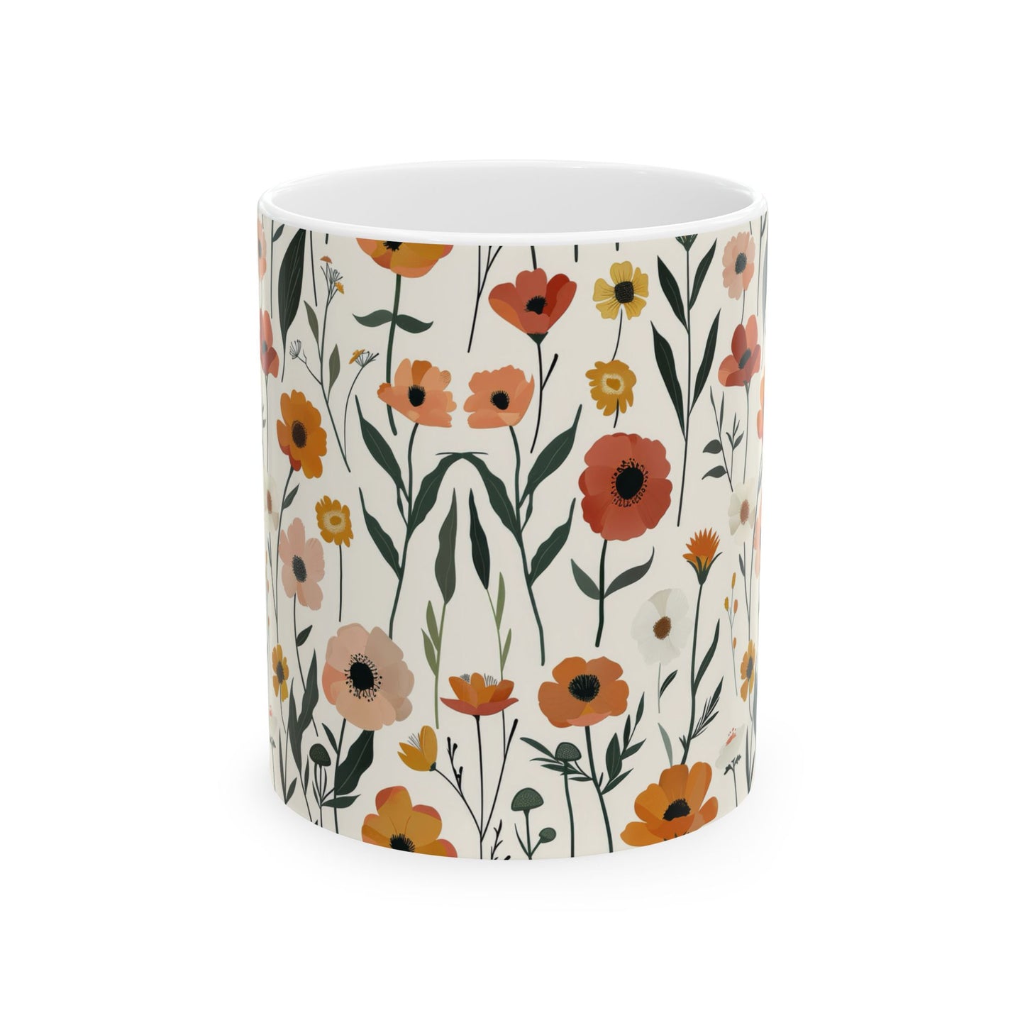 Autumn Bloom Ceramic Mug