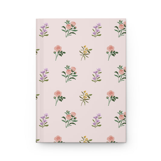 Wildflower Sprig Hardcover Journal