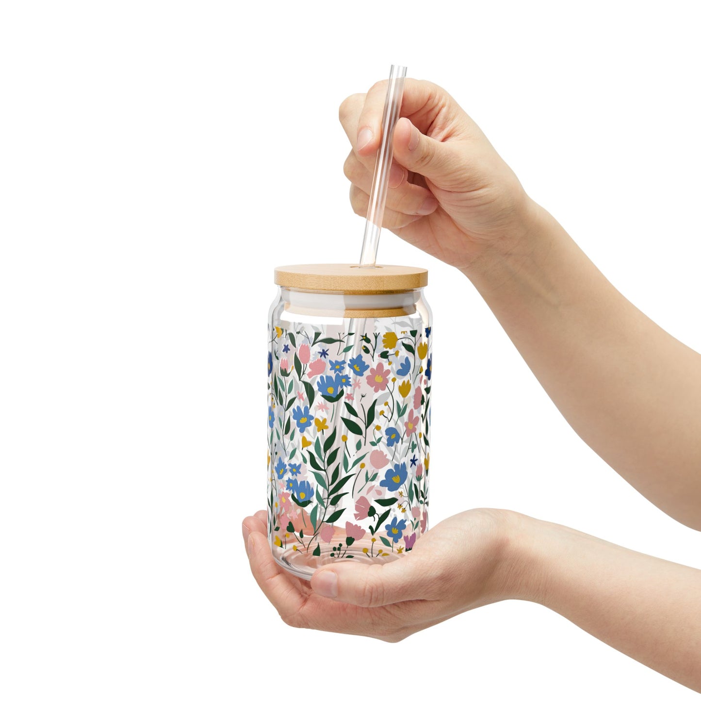 Garden Whispers Glass Tumbler