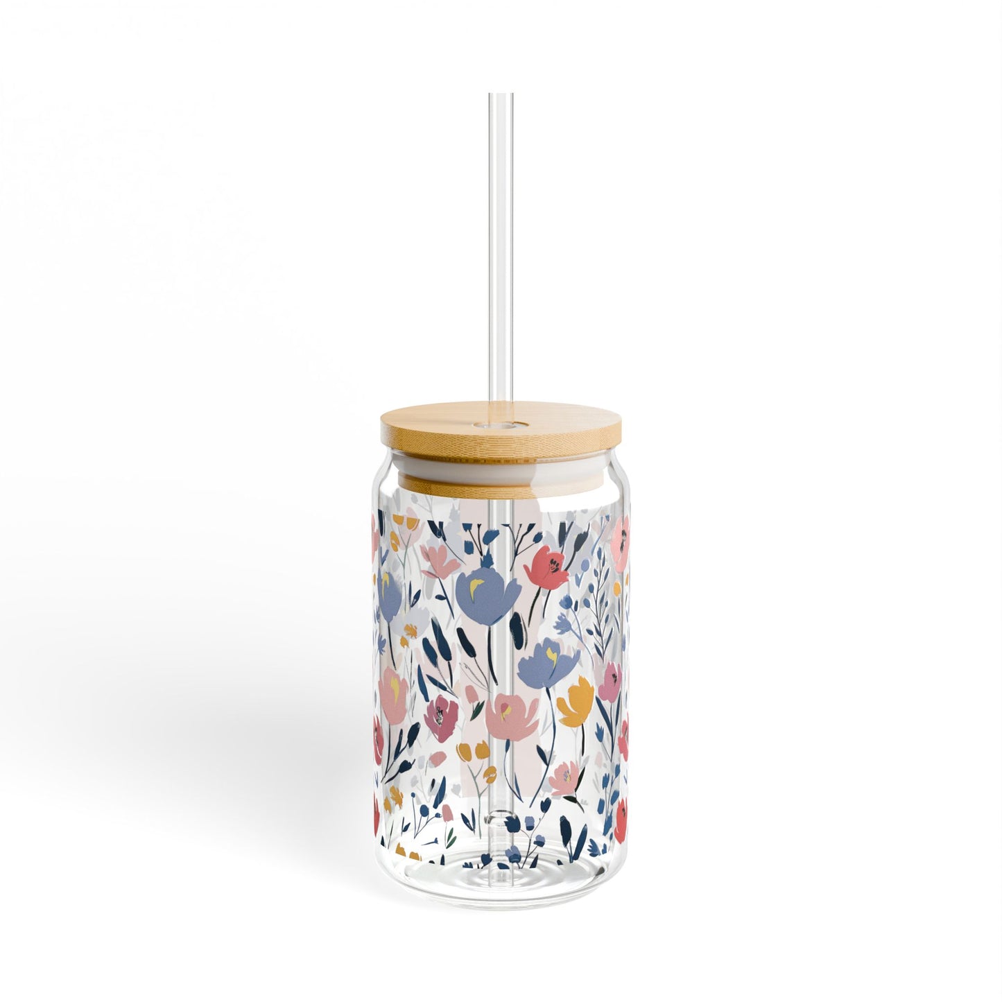 Petals & Poetry Glass Tumbler