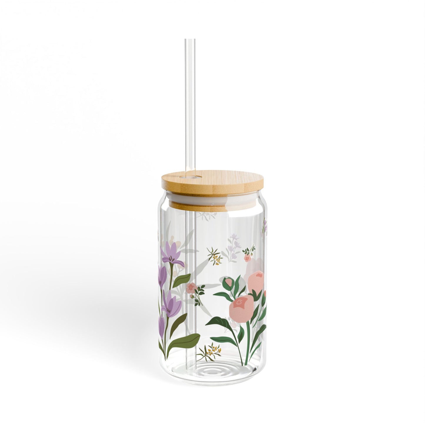 Botanical Bliss Glass Tumbler