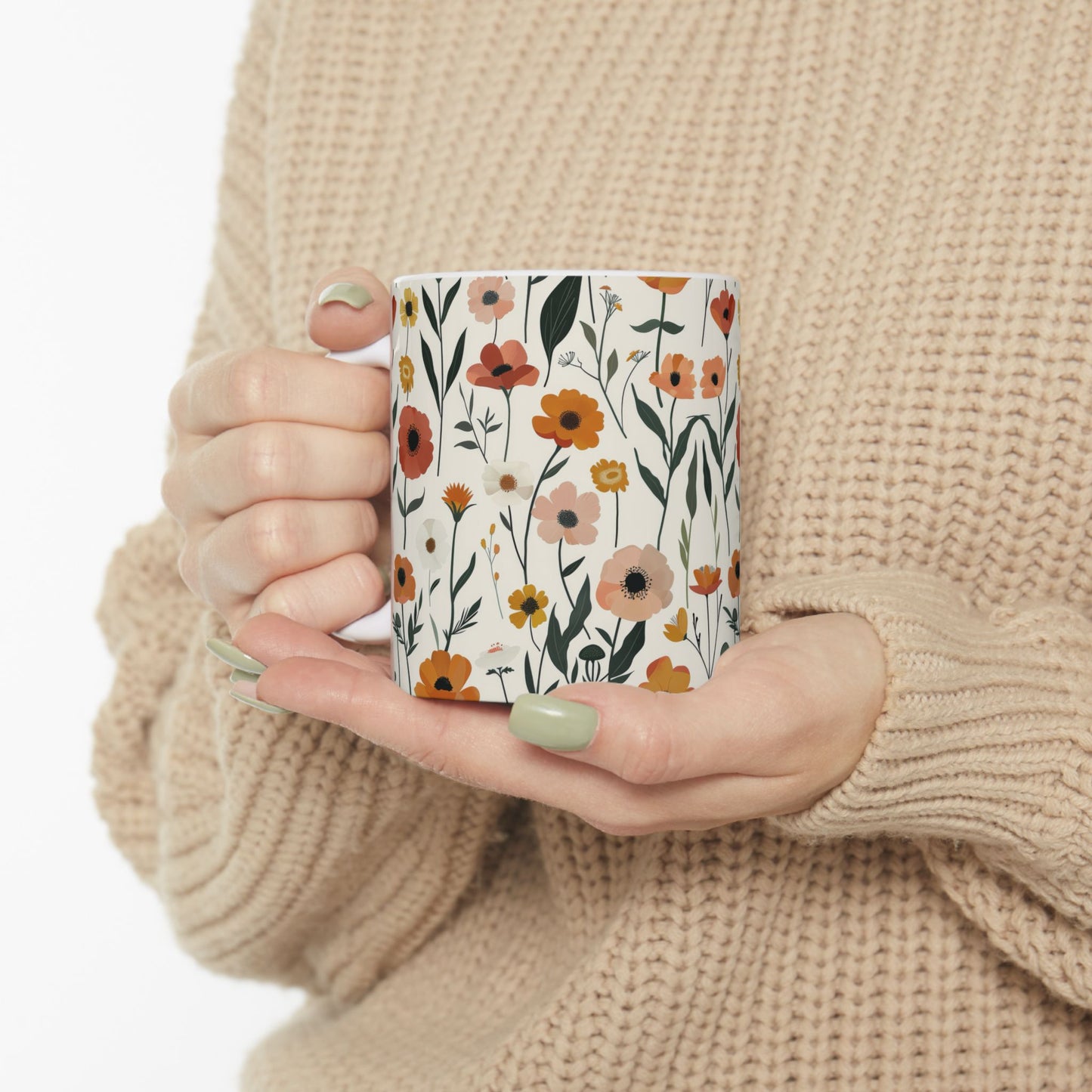 Autumn Bloom Ceramic Mug