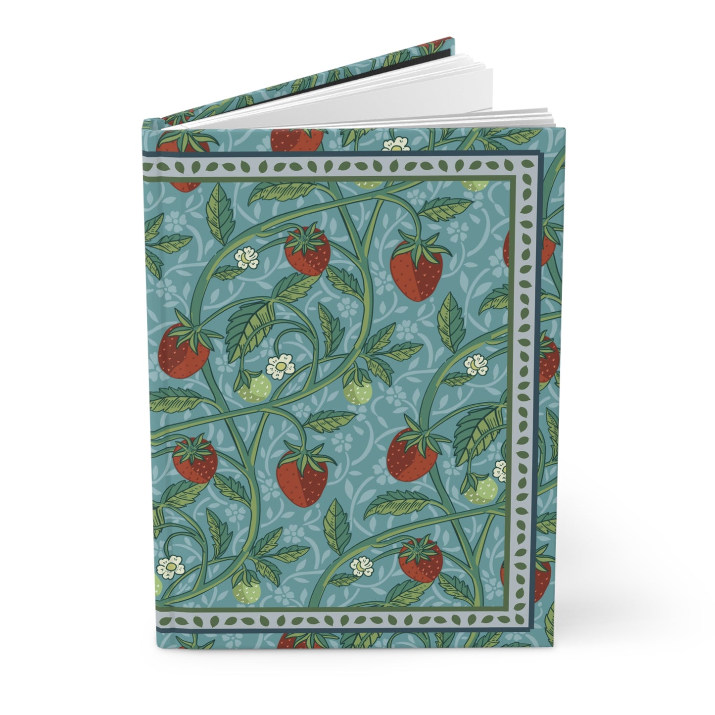 Strawberry Vine Hardcover Journal
