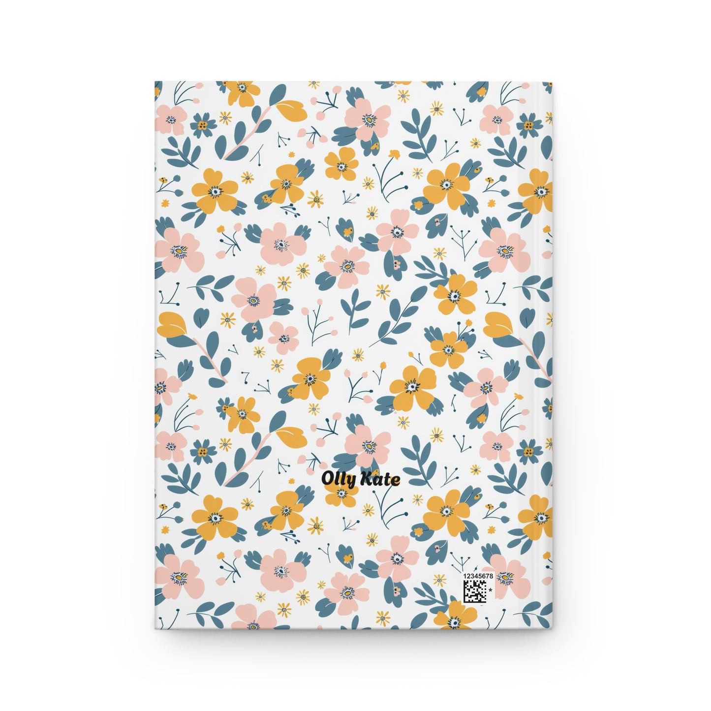 Golden Petals Hardcover Journal