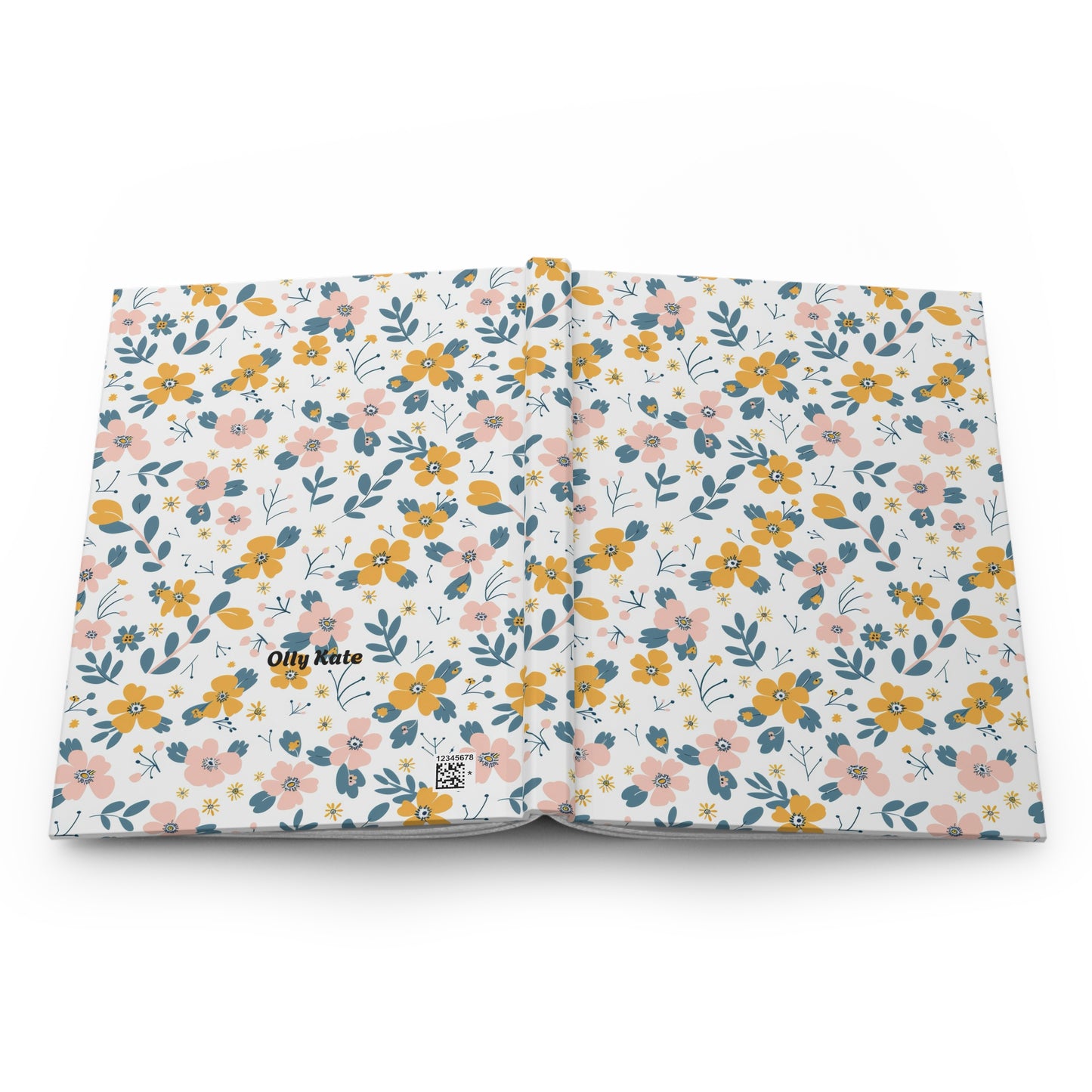 Golden Petals Hardcover Journal