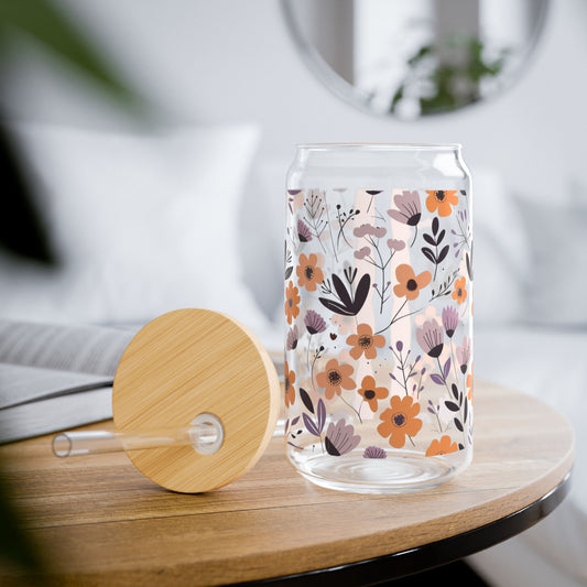 Sunset Meadow Glass Tumbler
