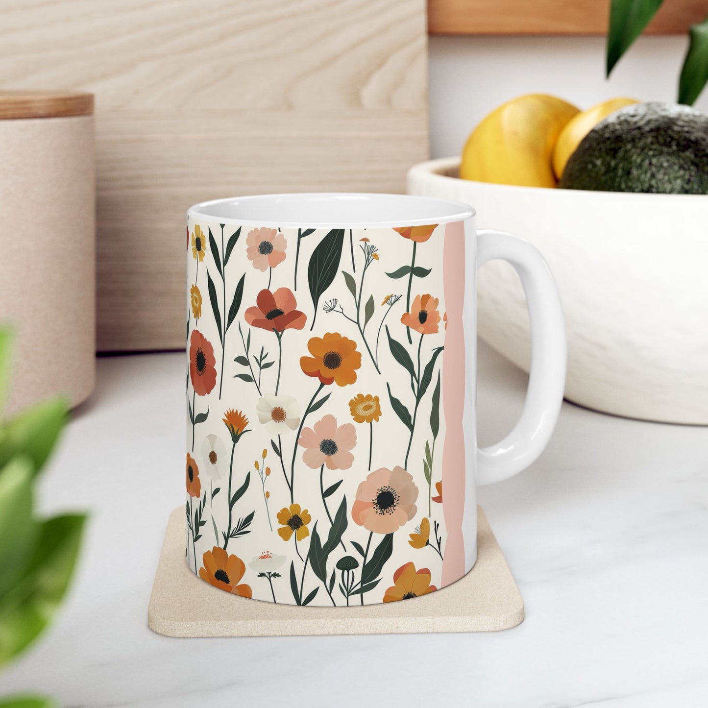 Autumn Bloom Ceramic Mug