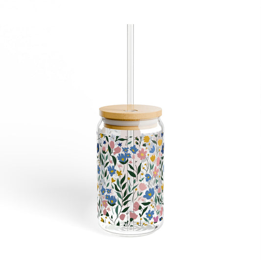 Garden Whispers Glass Tumbler
