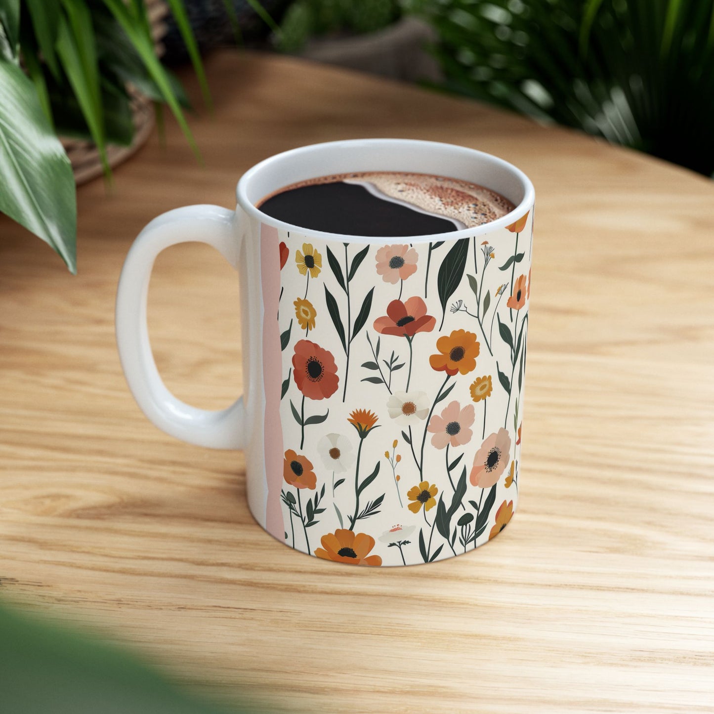 Autumn Bloom Ceramic Mug