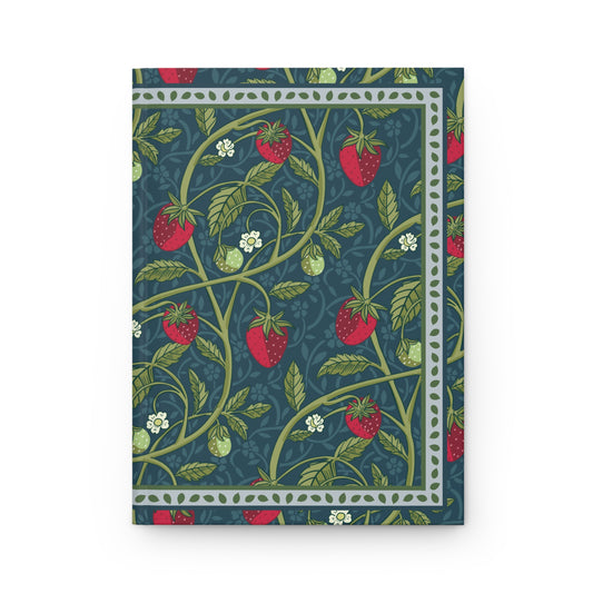 Strawberry Vine Hardcover Journal