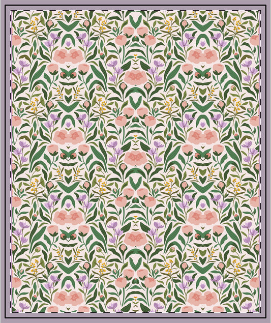 Bloom & Grow Quilted Throw Blanket