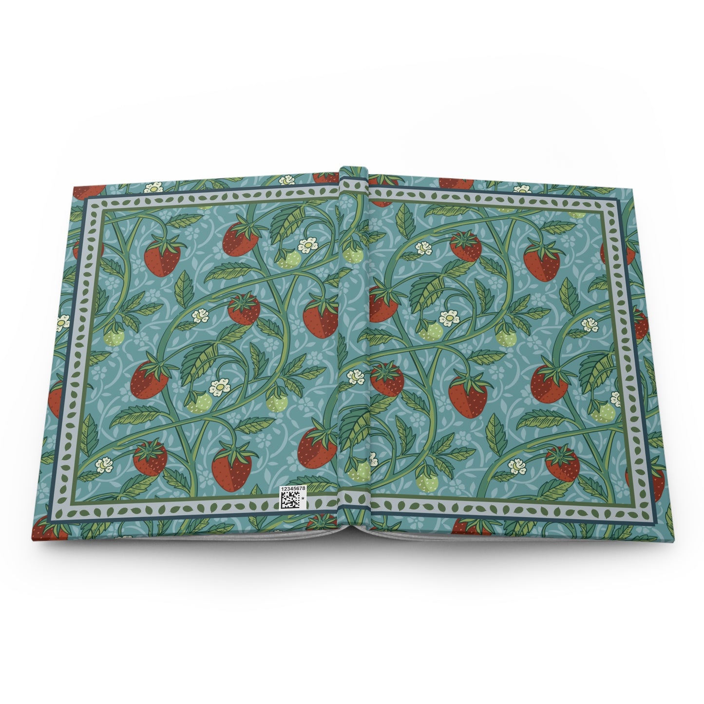 Strawberry Vine Hardcover Journal
