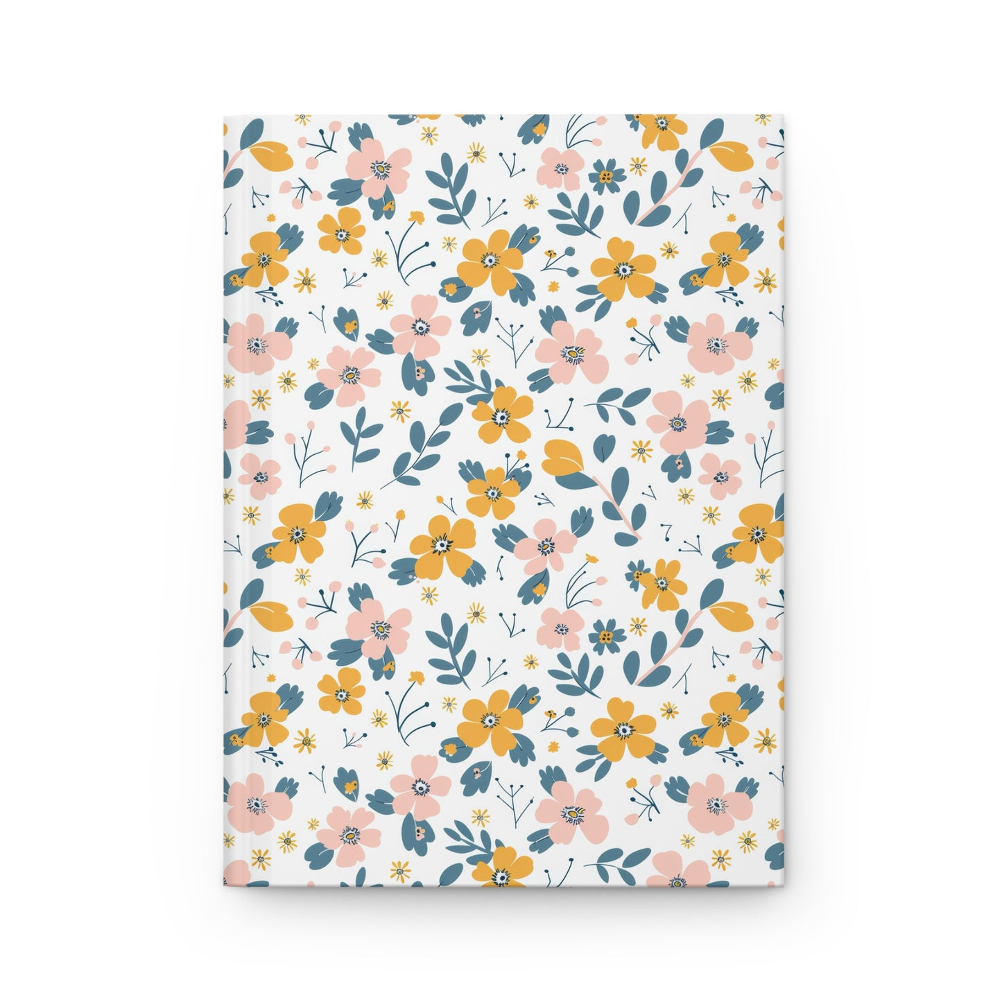 Golden Petals Hardcover Journal
