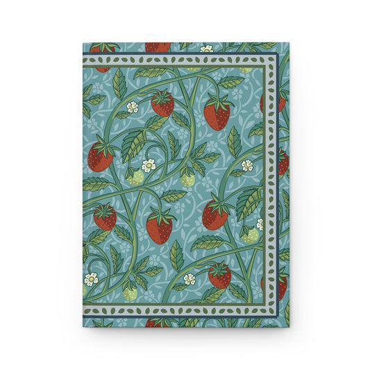 Strawberry Vine Hardcover Journal