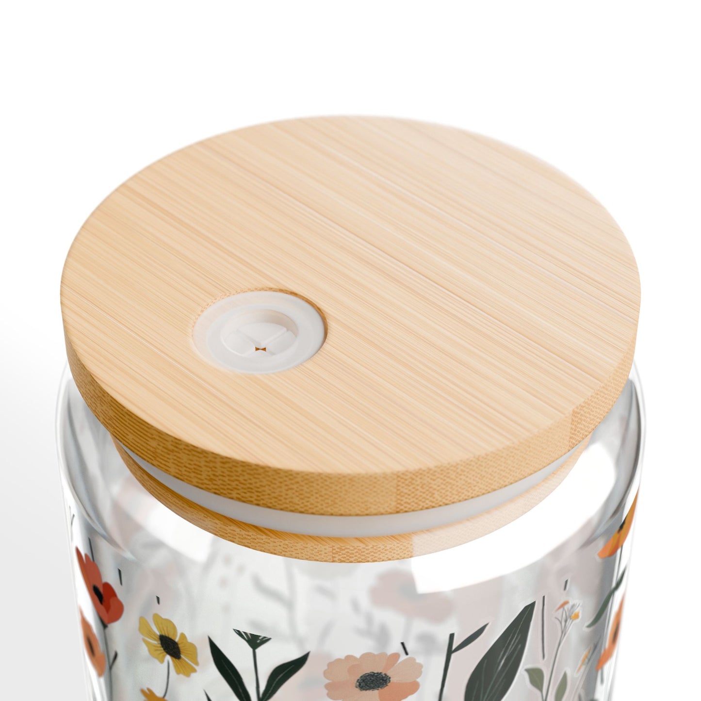 Autumn Bloom Glass Tumbler