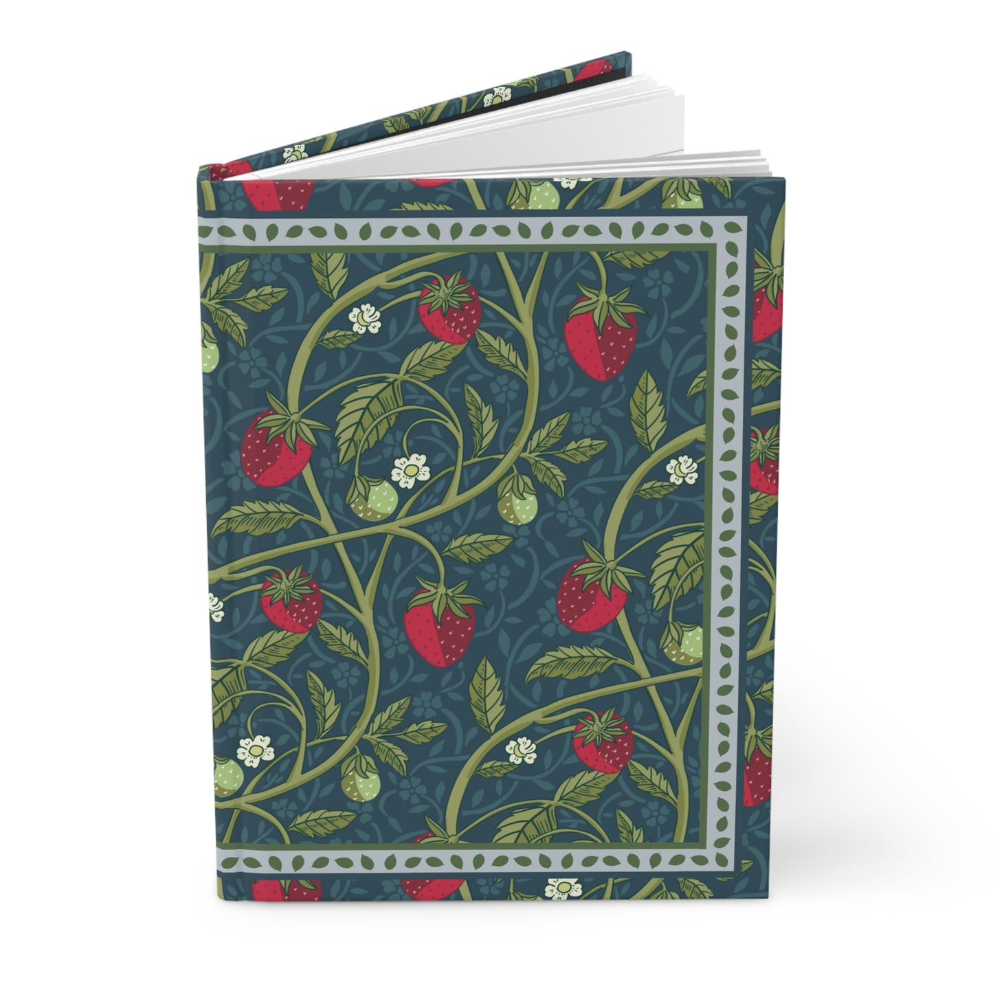 Strawberry Vine Hardcover Journal