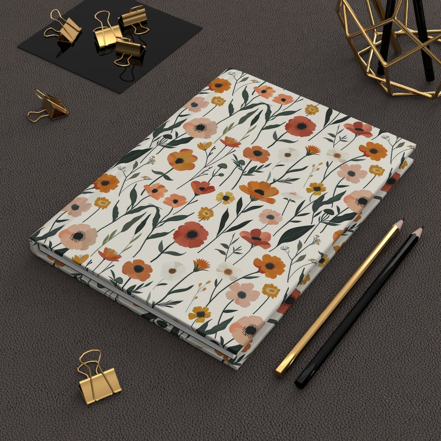 Autumn Bloom Hardcover Journal