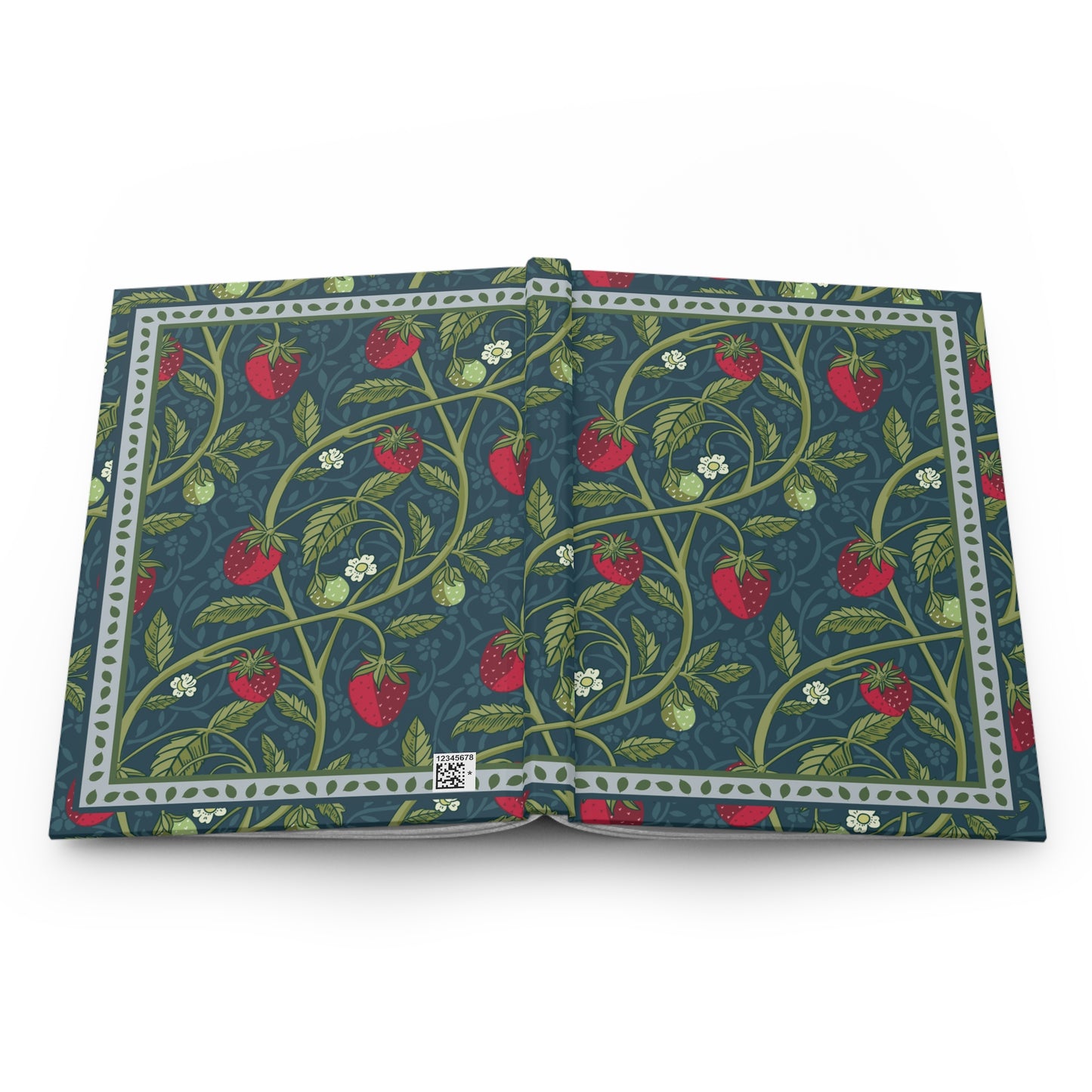 Strawberry Vine Hardcover Journal