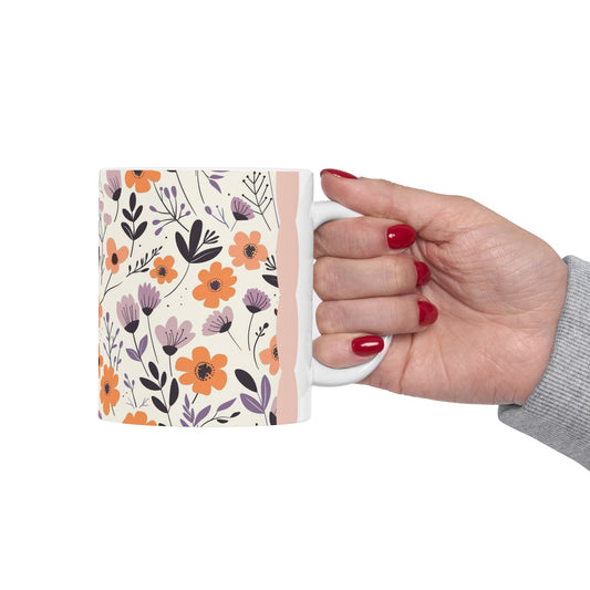 Sunset Meadow Ceramic Mug