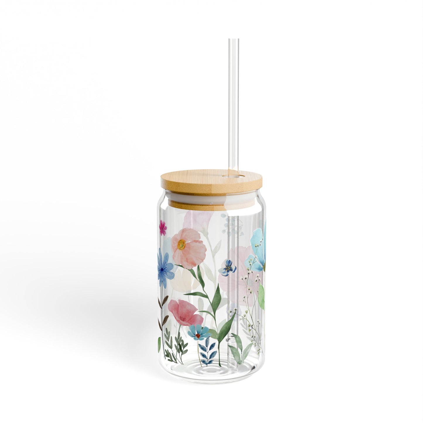 Watercolor Glass Tumbler