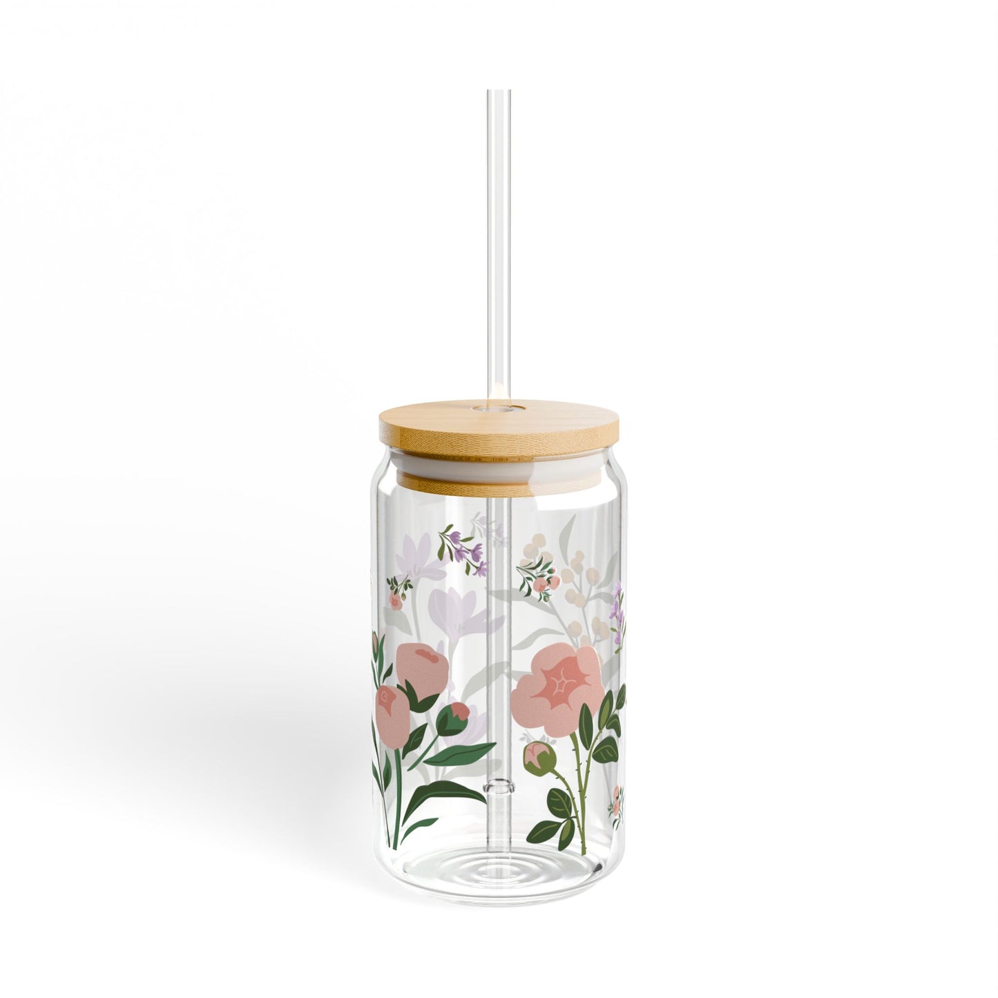Botanical Bliss Glass Tumbler